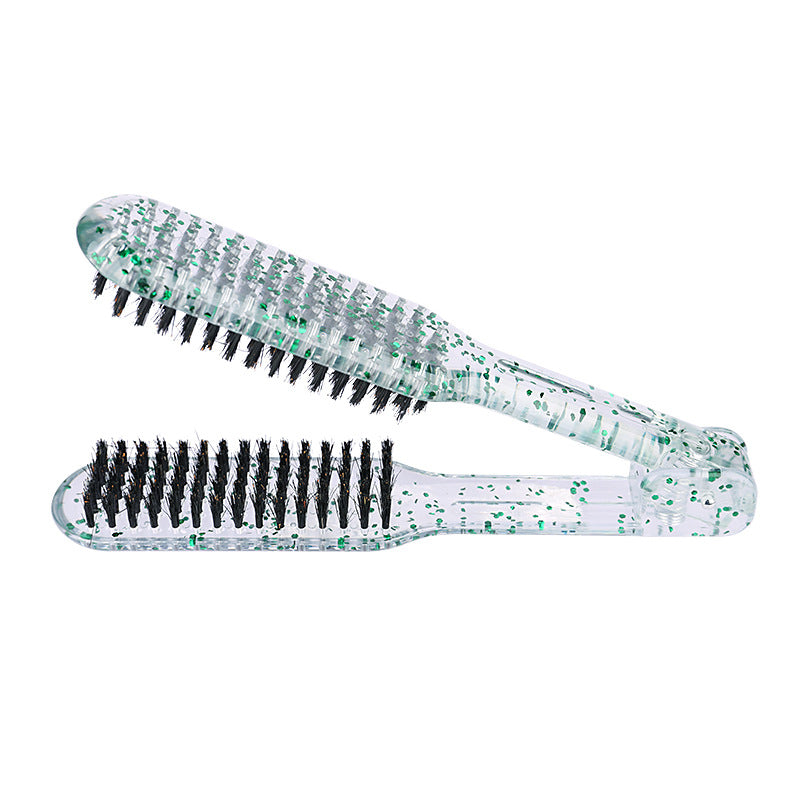 Flash V-shaped Clamp High Temperature Resistant Hair Brushes & Combs