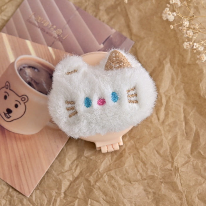 Kitten Airbag Cute Khaki Air Cushion Hair Brushes & Combs