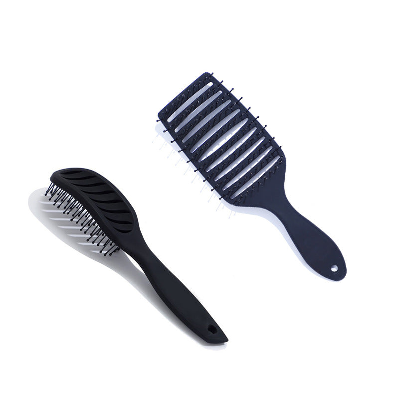 Women's Texture Hollow Out Vent Fluffy High Hair Brushes & Combs