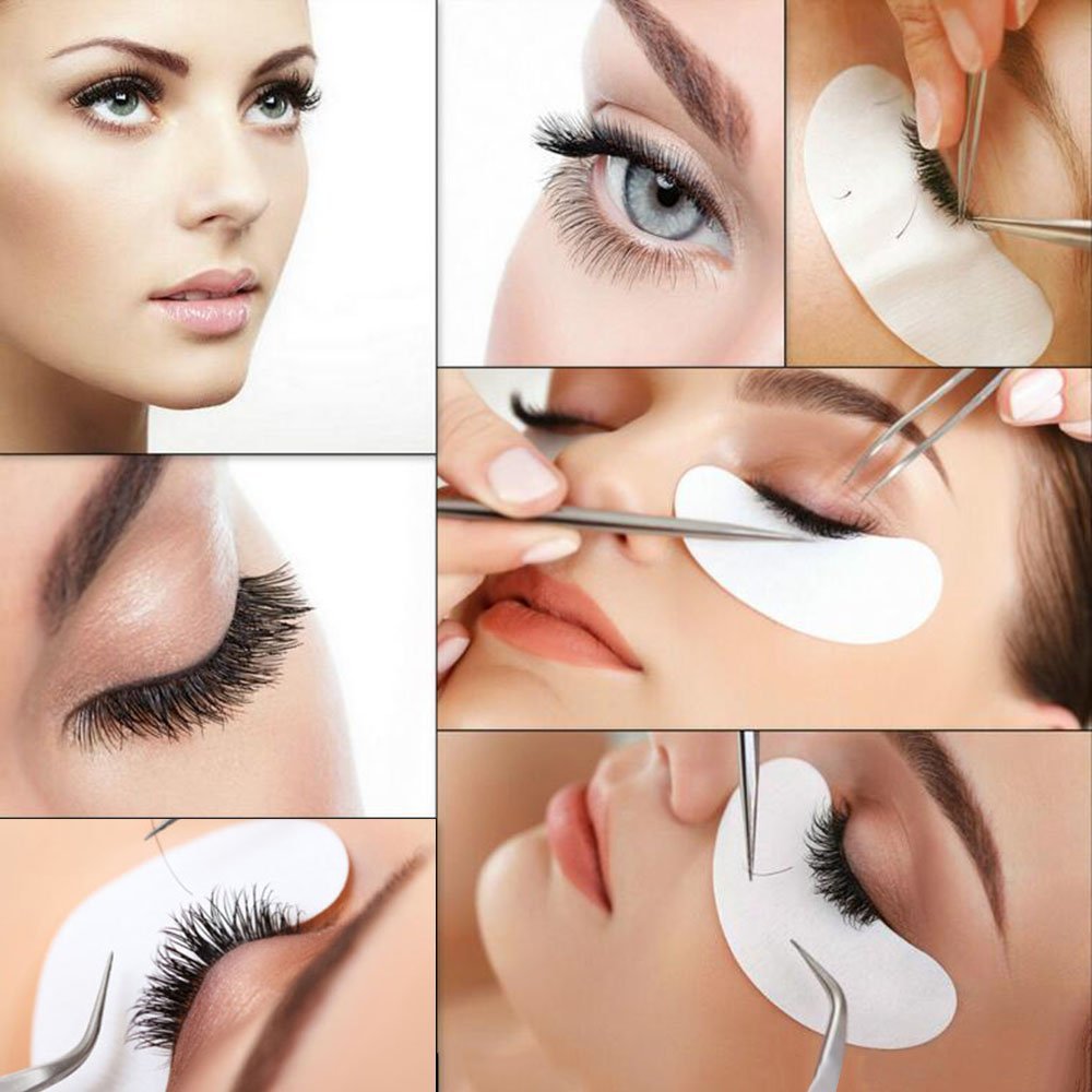 Eyelashes Isolation Lower Pad Black Printing False Lashes