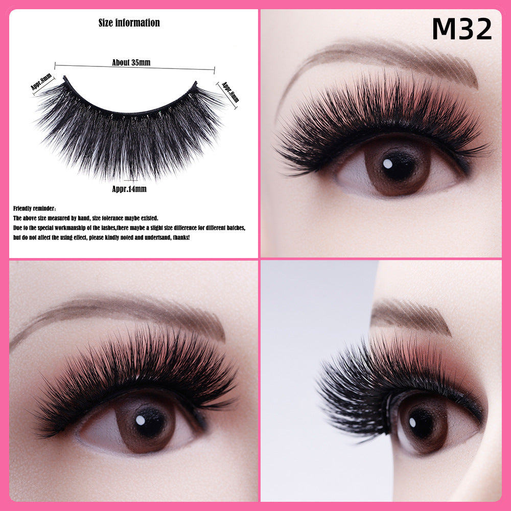 Cross High Imitation Mink Eyelashes Single False Lashes