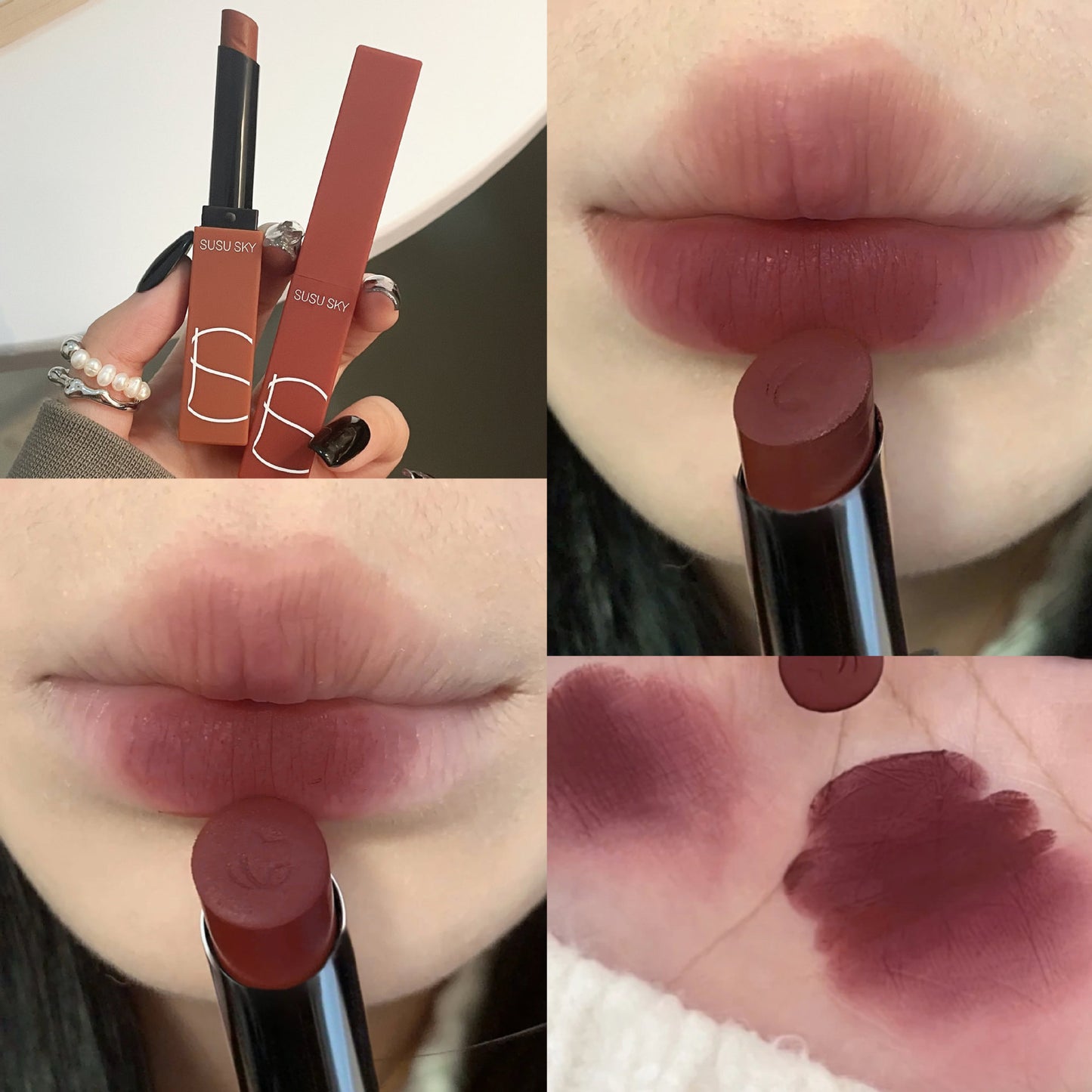 Foundation Matte Finish Thin Tube Balm Veet Lipsticks