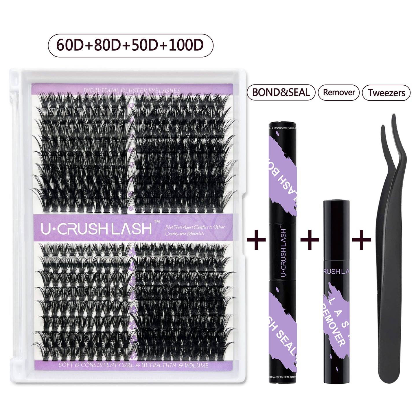 Eyelashes Row Curved Grafting Assortment Pack False Lashes