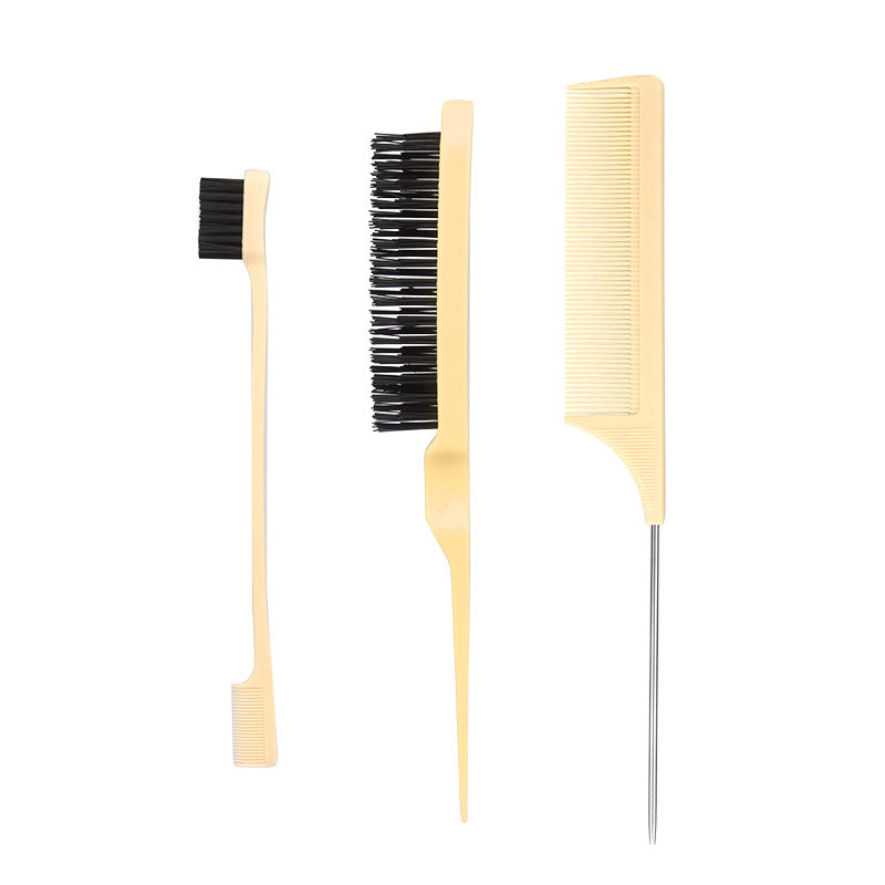 Double Head Eyebrow Brush Steel Needle Tail Hair Brushes & Combs