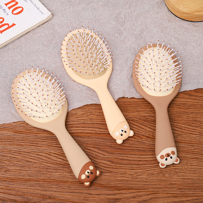 Series Folding Mirror Package Space Capsule Bear Hairdressing Air Hair Brushes & Combs