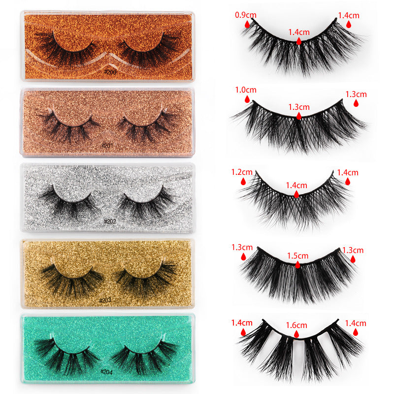 Eyelashes Natural Thick Exaggerated Package Eyelash False Lashes