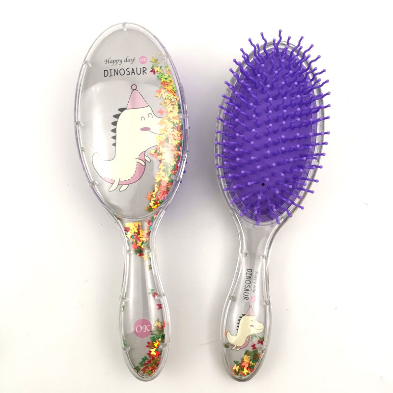 Cartoon Printing Hairdressing Massage Scalp Air Cushion Smooth Hair Brushes & Combs