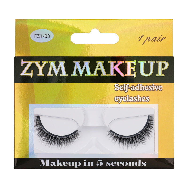 Self-adhesive Eyelashes Package Bie Beginner Comes False Lashes