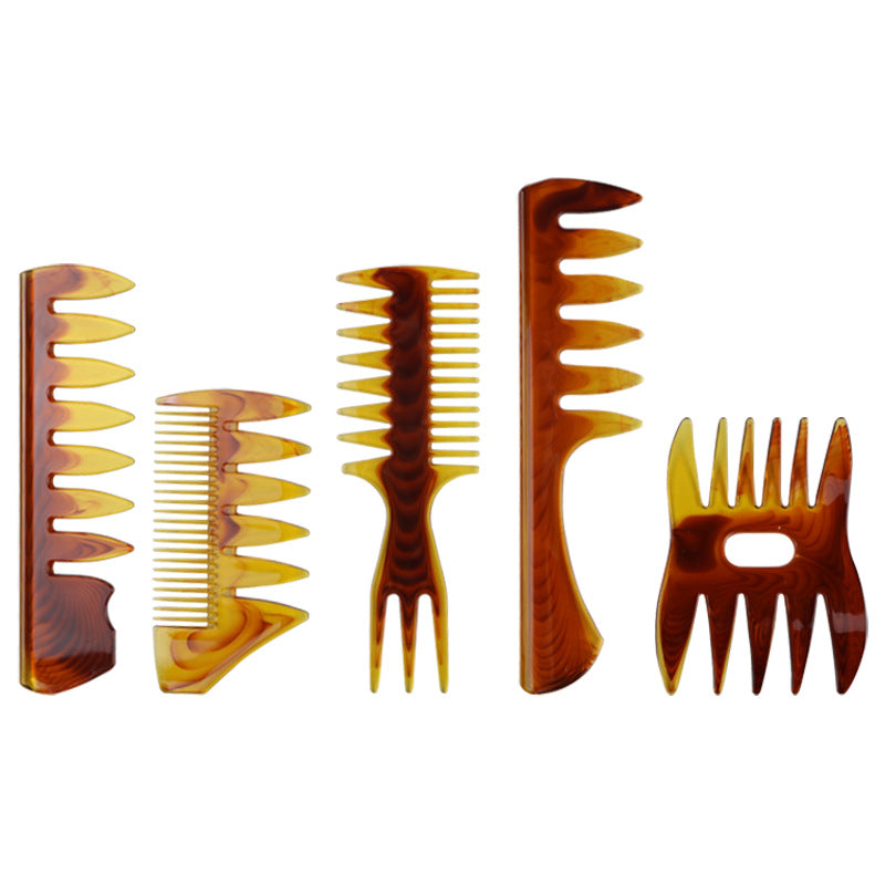 Sale Retro Oil Head Large Back Hair Brushes & Combs