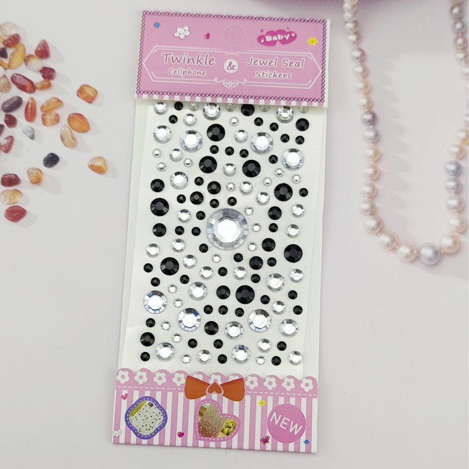 Children's Diamond Gem Stationery Stage Eyebrow Crystals Nail Care Nail Art