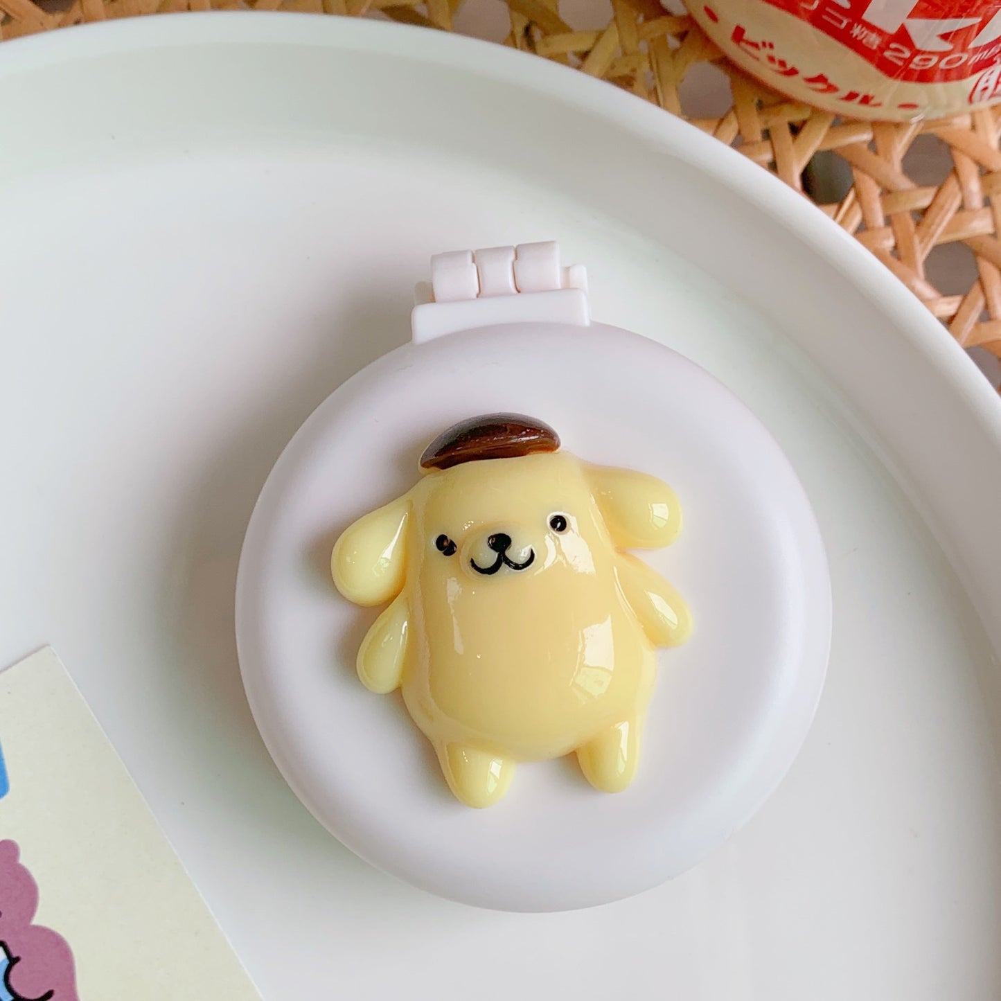 Cute Cartoon Girlish Air Cushion Mirror Hair Brushes & Combs