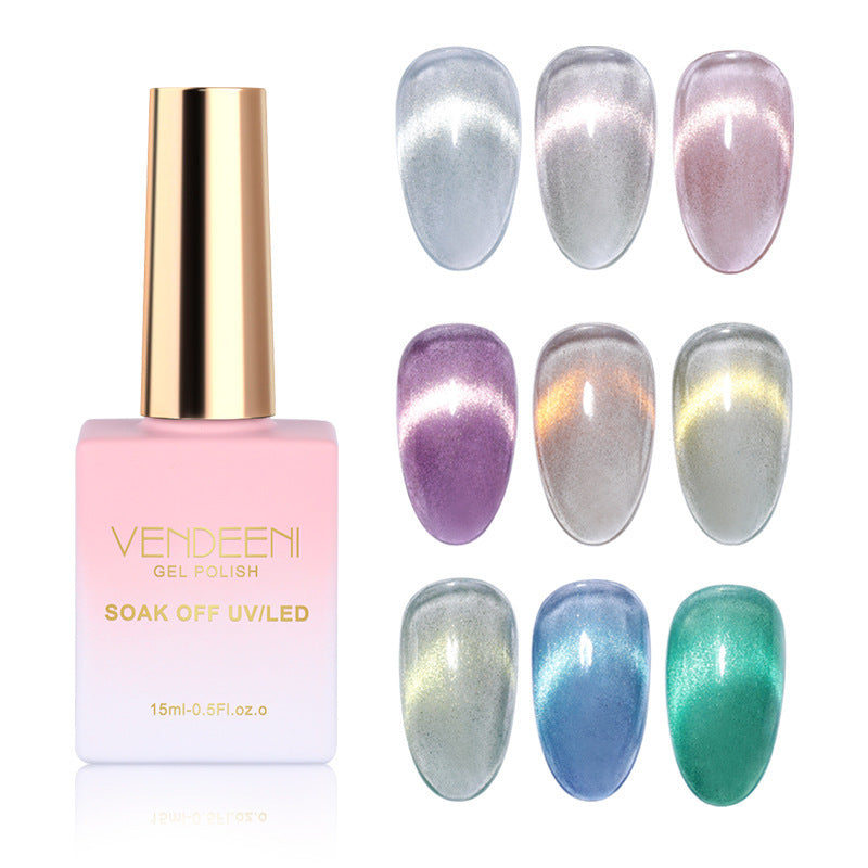 Uv Ice Transparent White Crystal Wide Nail Polish