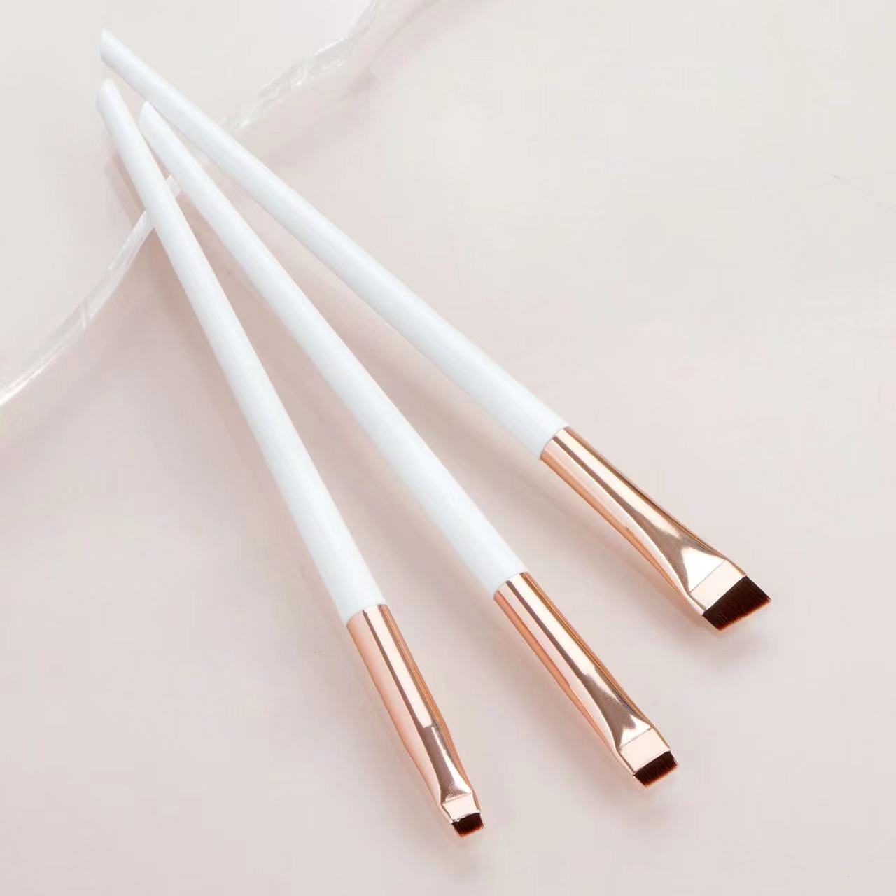 Oblique Tail Flat Head Brush Eyebrow Makeup Brushes Accessories