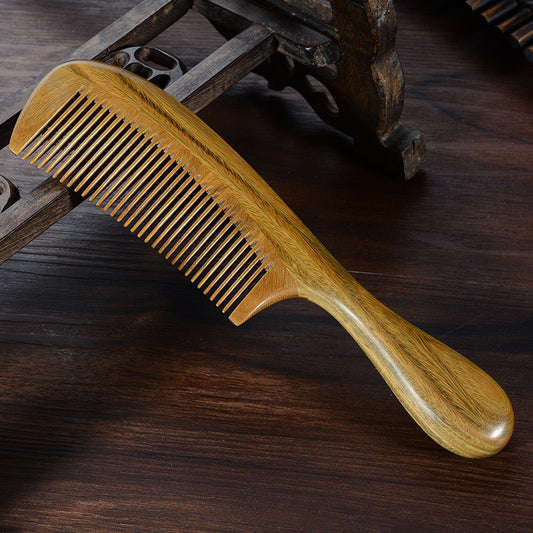 Wood Splicing Drum Handle Dense Gear Hair Brushes & Combs