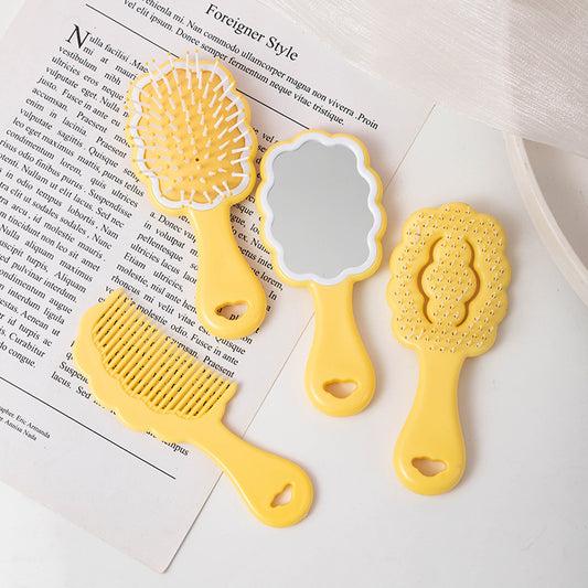 Cloud Mirror Airbag Rib Gift Box Hair Brushes & Combs