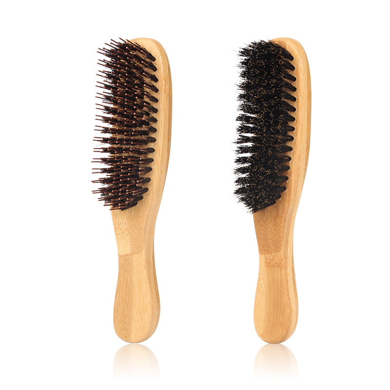 Women's & Men's Greasy Bamboo Shaving Brush Bristle Tangle Hair Brushes & Combs