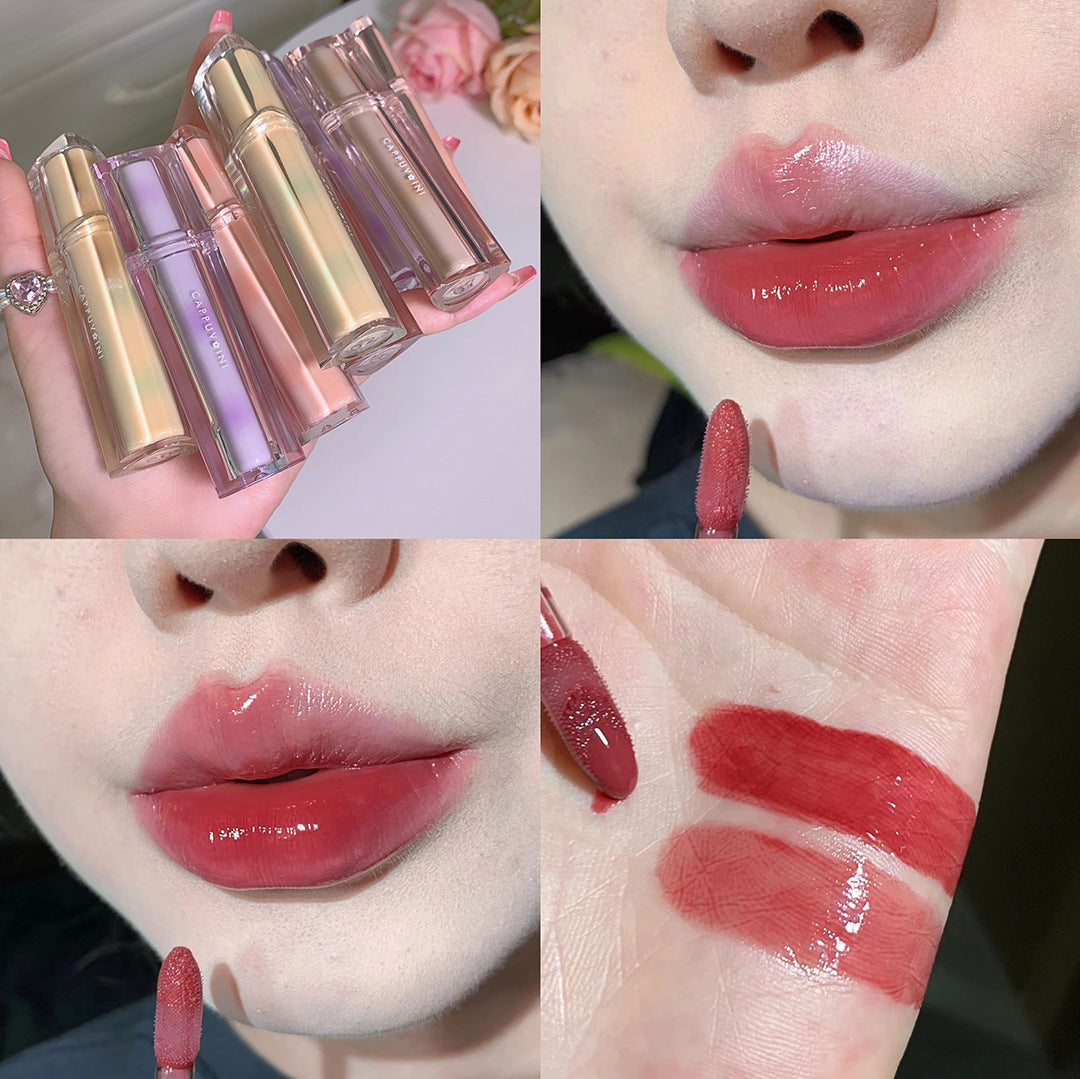 Iced Tea Mirror Lacquer Moisturizing Water Lipsticks