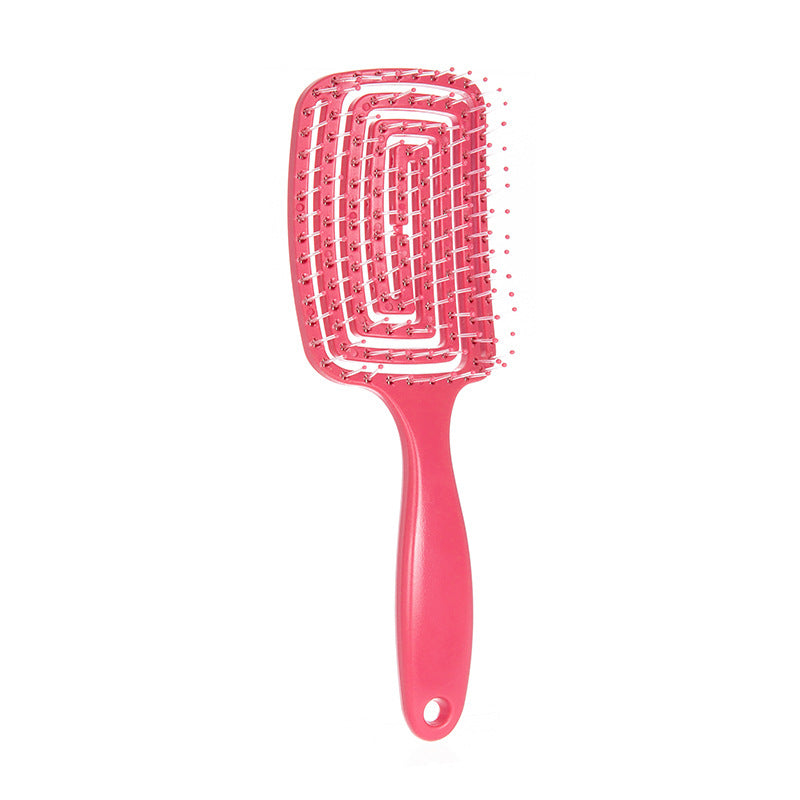 Women's Portable Hollow Vent Oil Head Styling Hair Brushes & Combs