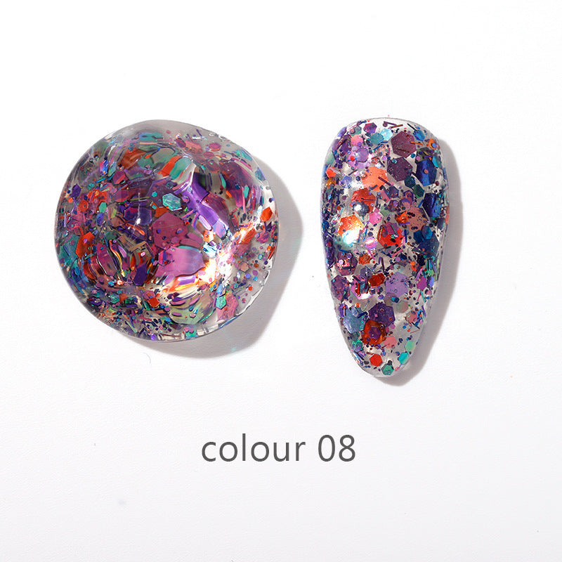 Beauty Gel Mini Color Large Sequins Nail Polish