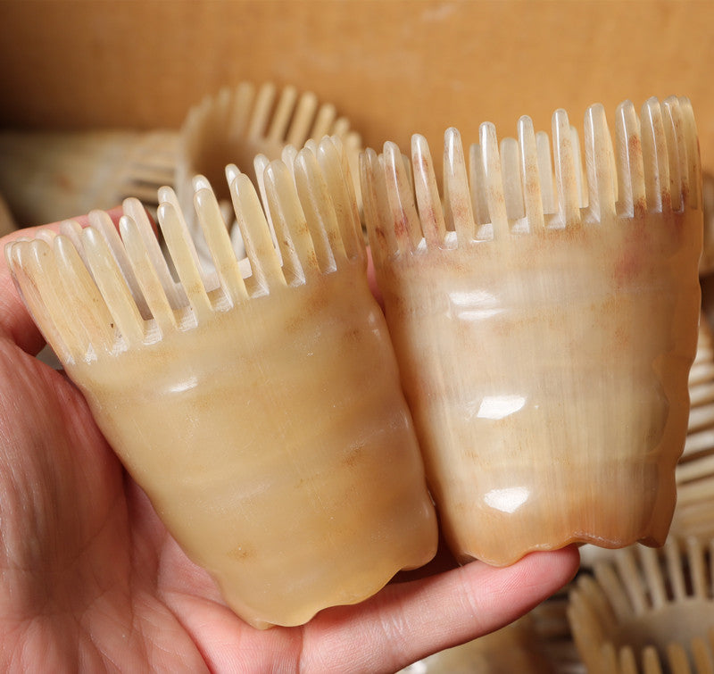 Scraping White Tip Tube For Scrapping Therapy Hair Brushes & Combs