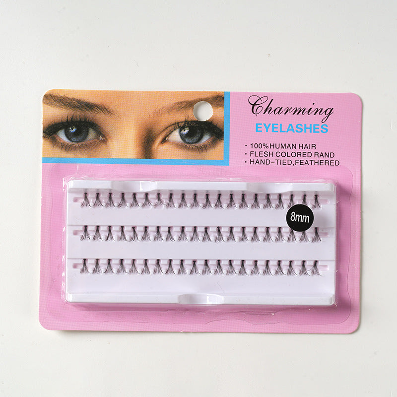 Eyelashes Artificial Fiber Eyelash Adhesive Individual False Lashes