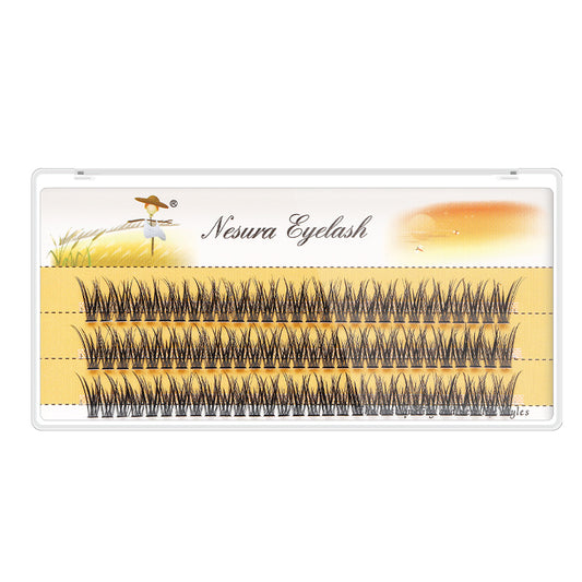 Cluster Hot Melt Dovetail Thick Individual False Lashes