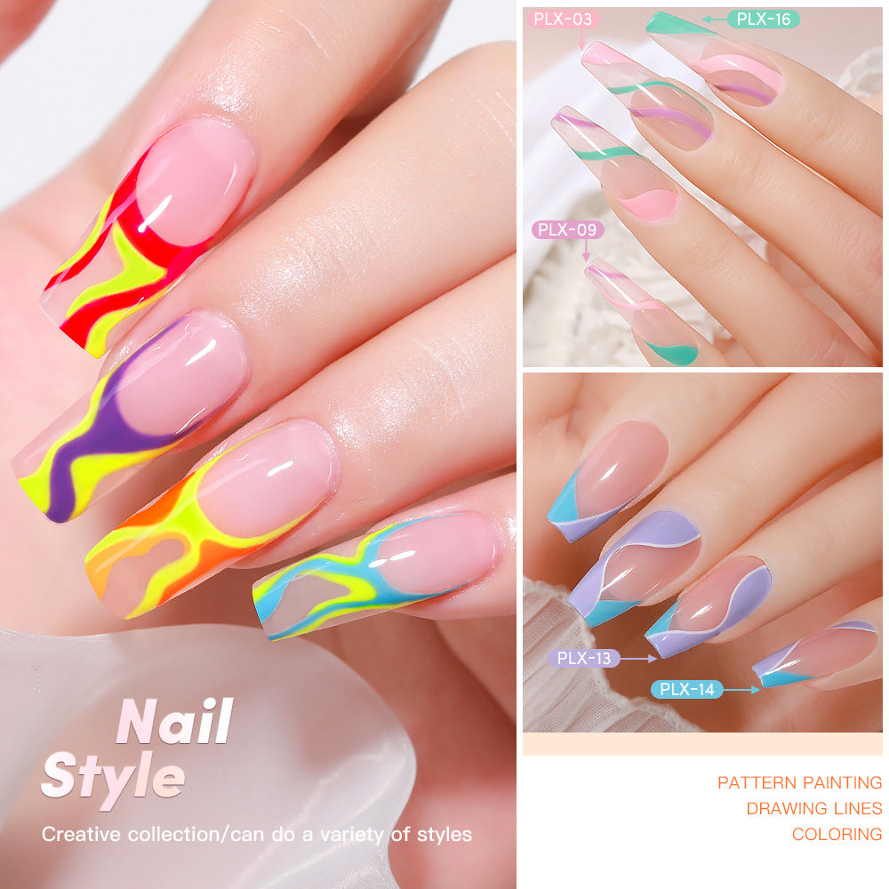 Style Line Pulling Gel Suit Colored Drawing Glue Nail Polish