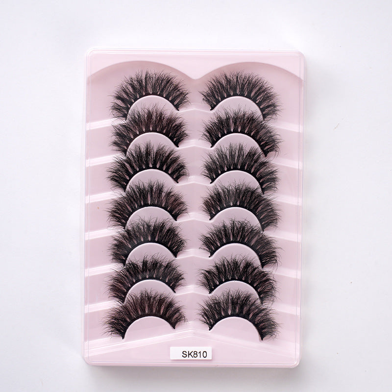 Chemical Fiber Eyelashes Natural Thick Curling False Lashes