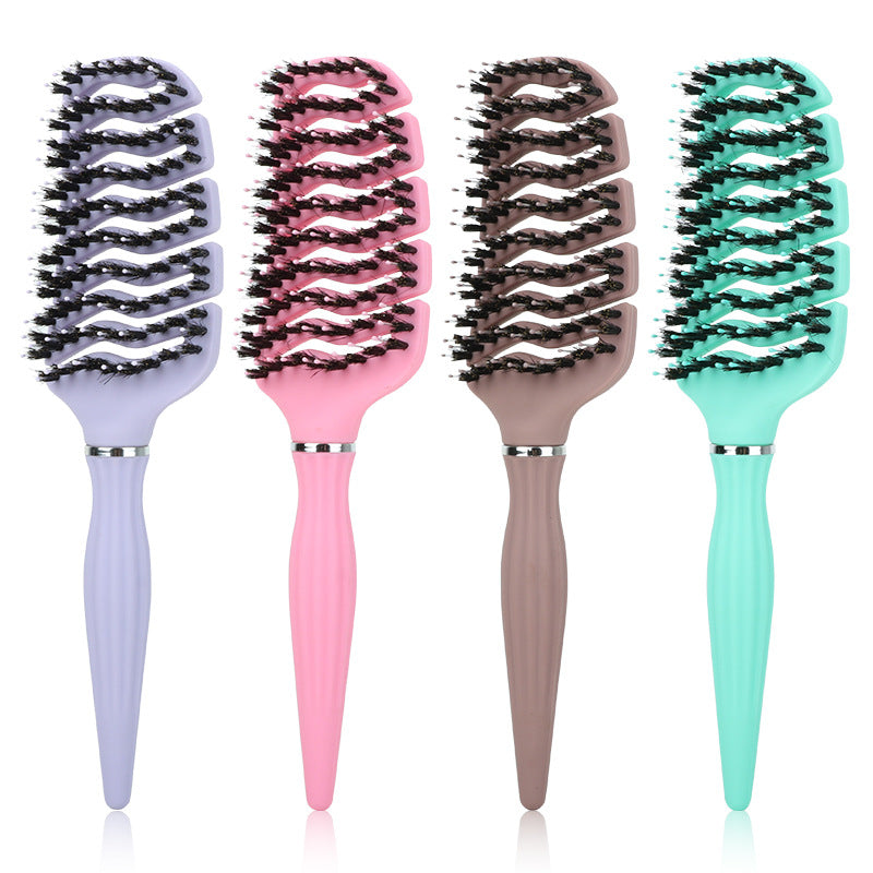 Fluffy Curly Styling Household Massage Plastic Pointed Hair Brushes & Combs