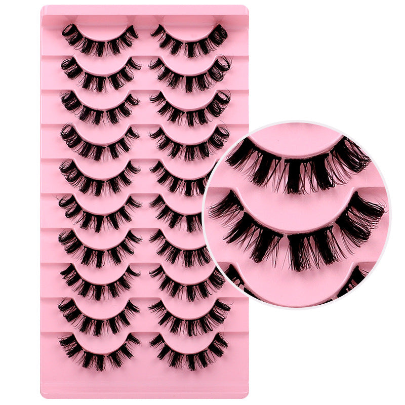 Warped Russian Curly Large Curved Thick False Lashes