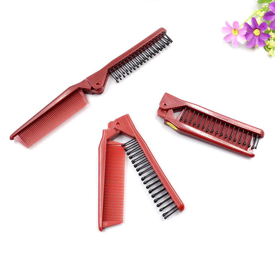 Business Traveling Portable Partition Folding Setting Hair Brushes & Combs