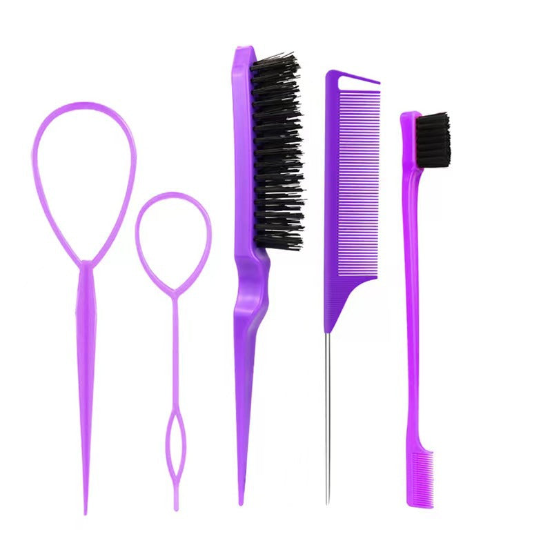 Sets Fluff Steel Needle Tail Duckbill Clip Hair Brushes & Combs