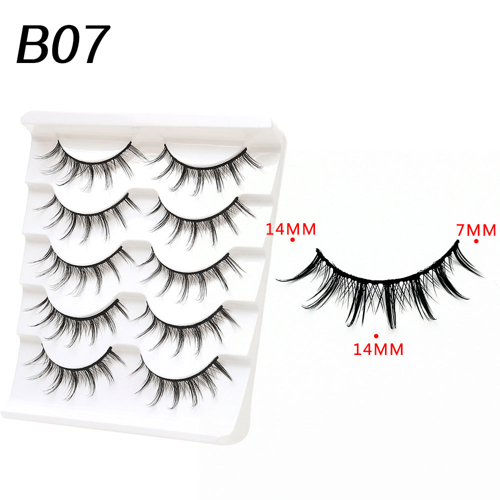 Devil Eyelashes Natural Curling Hard Stem False Lashes