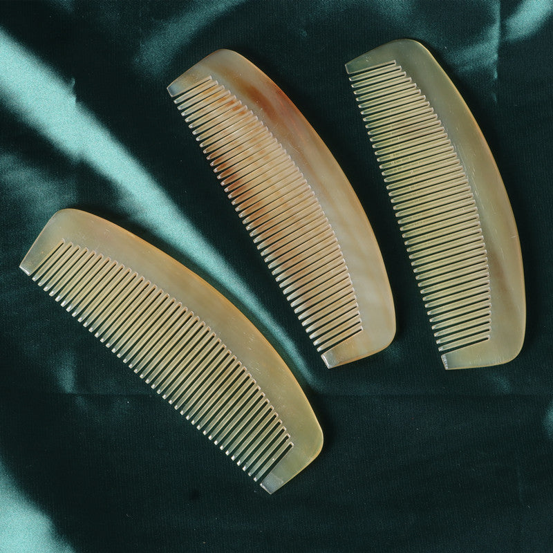 Beautiful Boutique Horn Moon Massage Health Hair Brushes & Combs