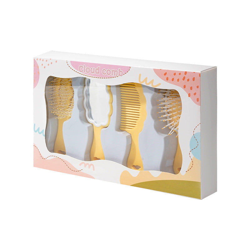 Cloud Mirror Airbag Rib Gift Box Hair Brushes & Combs