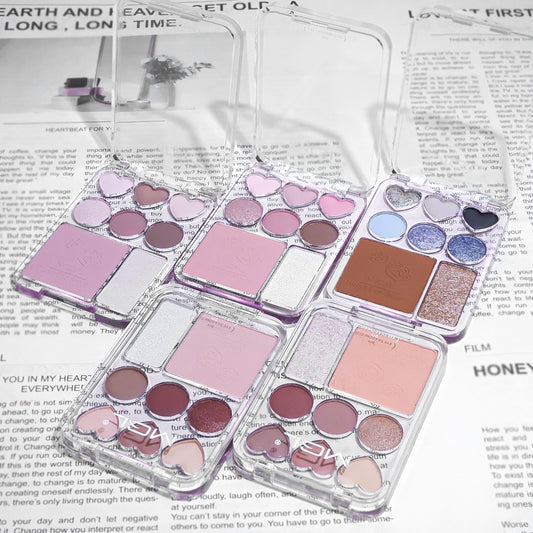 Love Shadow Plate Korean Sweet Shimmer Eyeshadow