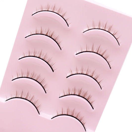 Plain Cross Eyelashes Mom Simulation Short False Lashes