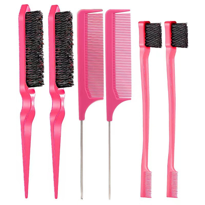 Sets Fluff Steel Needle Tail Duckbill Clip Hair Brushes & Combs