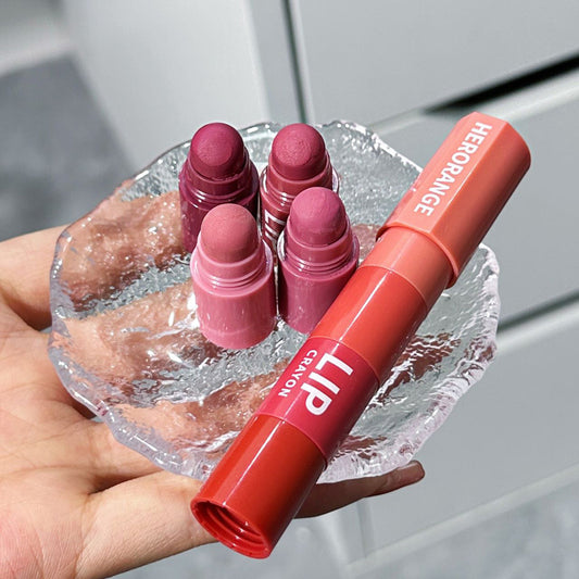 Four-color Mini Combination Plain White Matte Lipsticks