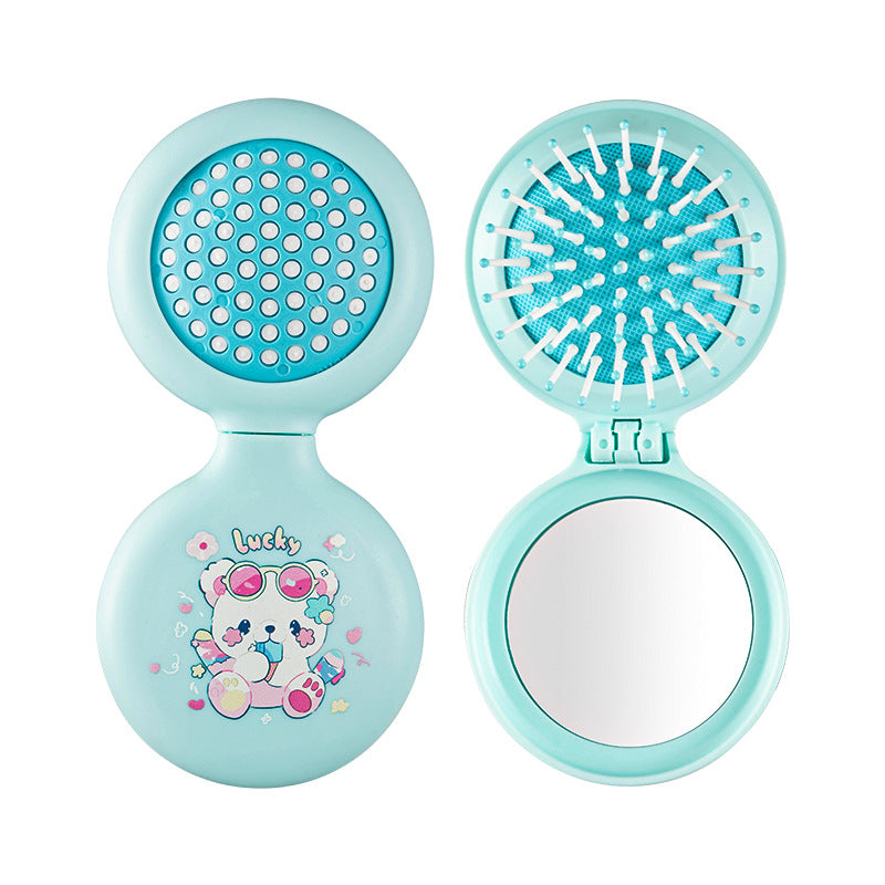 Air Cushion Cute Folding Round Airbag Hair Brushes & Combs