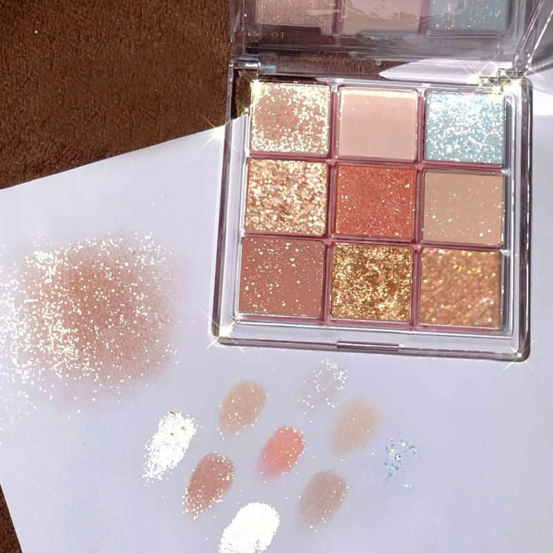 Transparent Acrylic Shadow Plate Shimmer Matte Eyeshadow