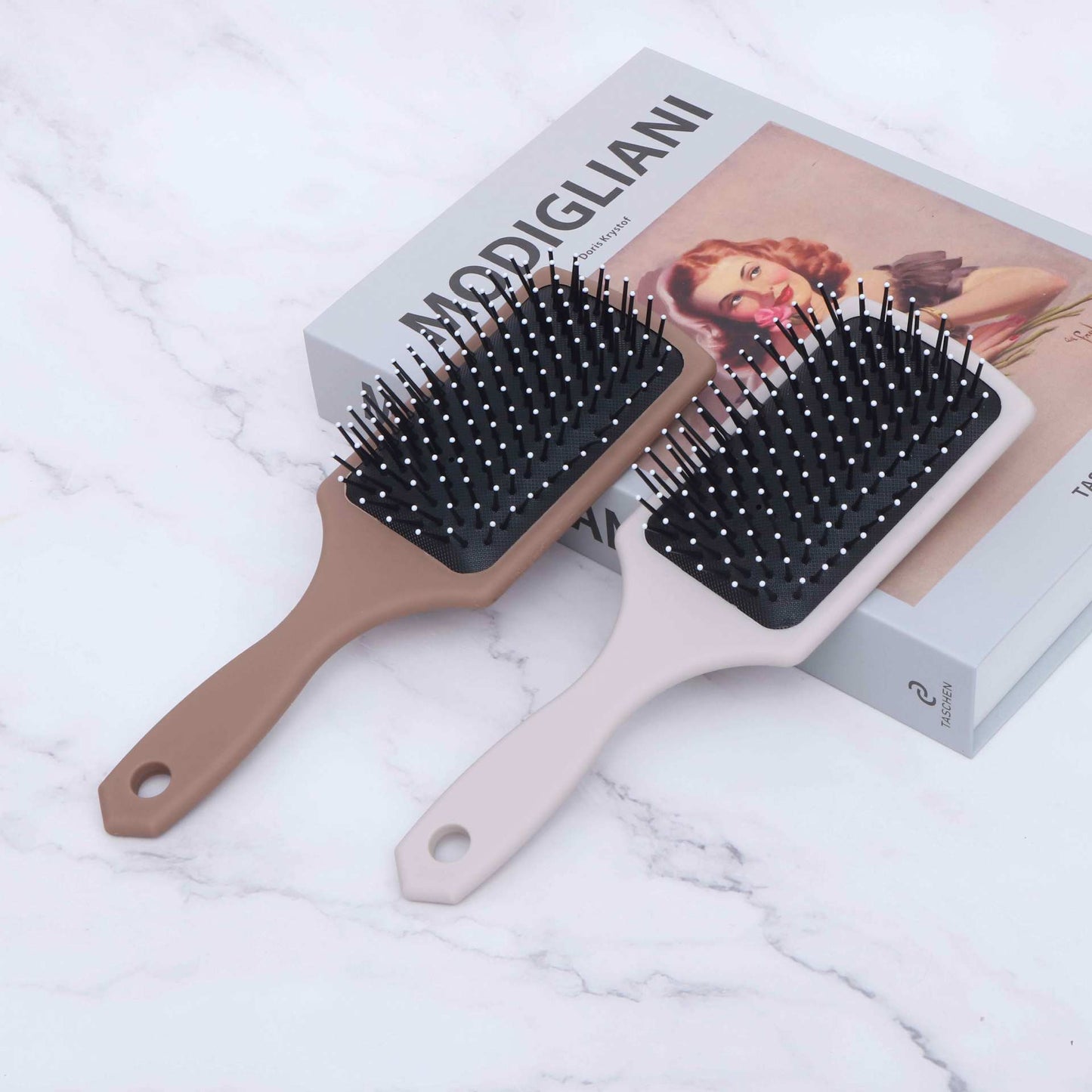 Women's Styling Plastic Airbag Square Air Cushion Hair Brushes & Combs