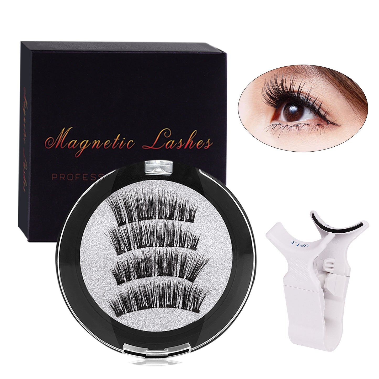 Suction Eyelashes Four Tape Clip Suit False Lashes