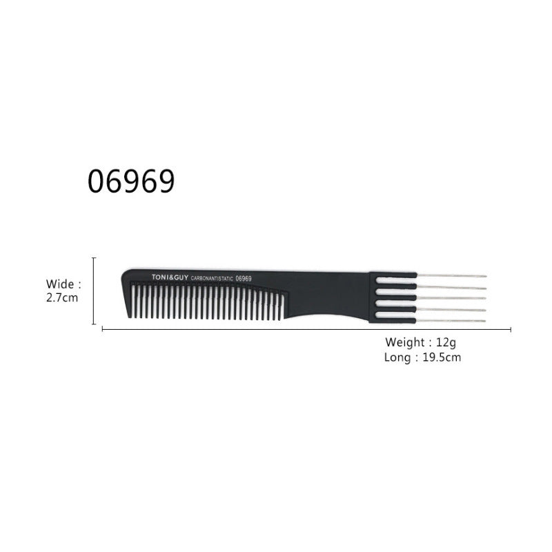 Steel Needle Black High Temperature Resistant Hair Brushes & Combs