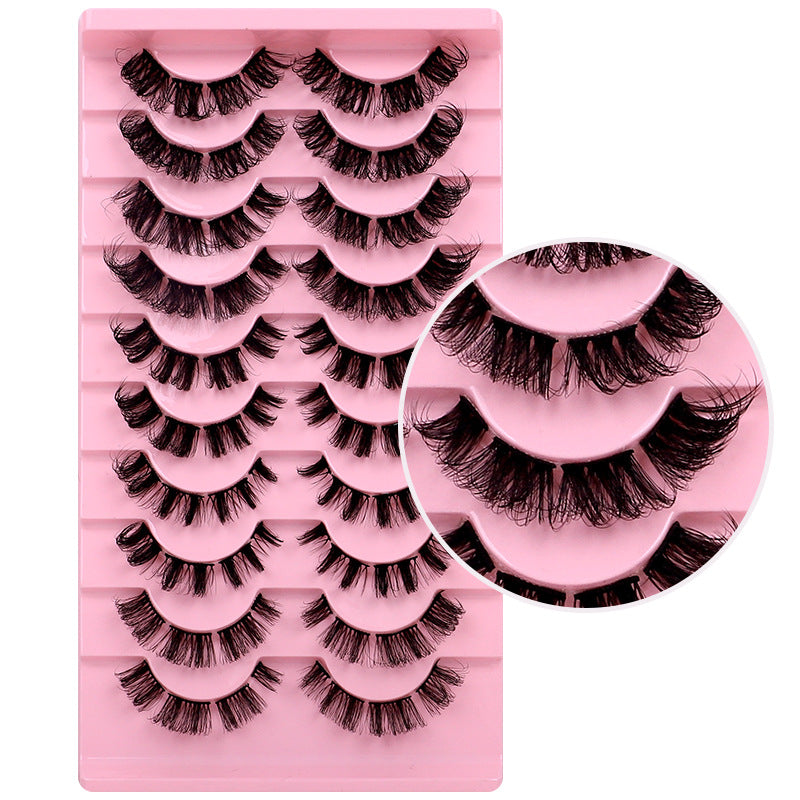 Warped Russian Curly Large Curved Thick False Lashes