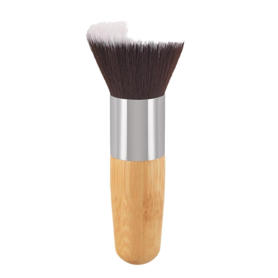 Handle Flat Top Brush Round Head Makeup Brushes Accessories