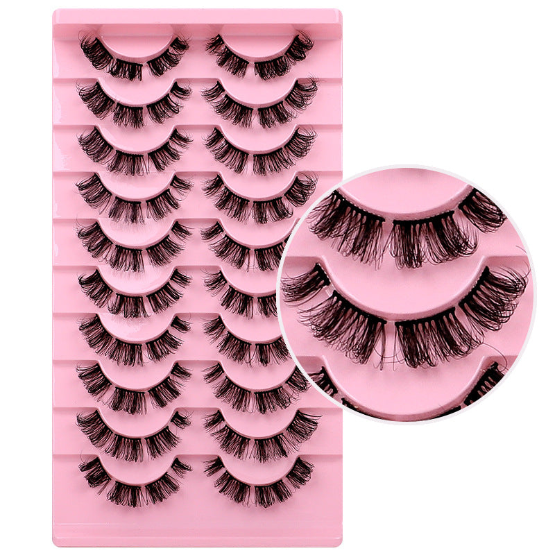 Warped Russian Curly Large Curved Thick False Lashes