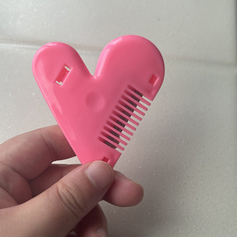 Peach Heart Bangs Self-service Household Haircut Double-sided Hairdressing Knife Hair Brushes & Combs