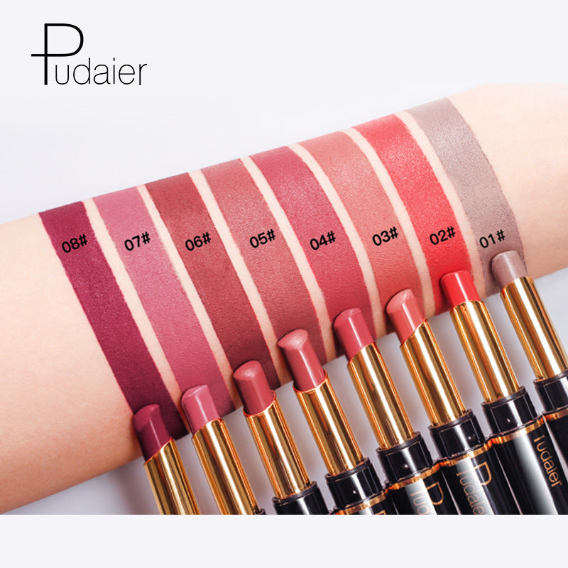 Innovative Double-headed Liner Matte Gloss Color Lipsticks