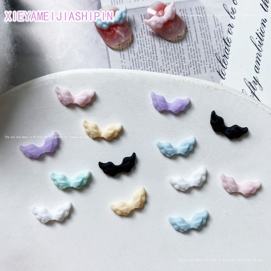 Angel Wings Trinket Mini Cartoon Resin Nail Care Nail Art